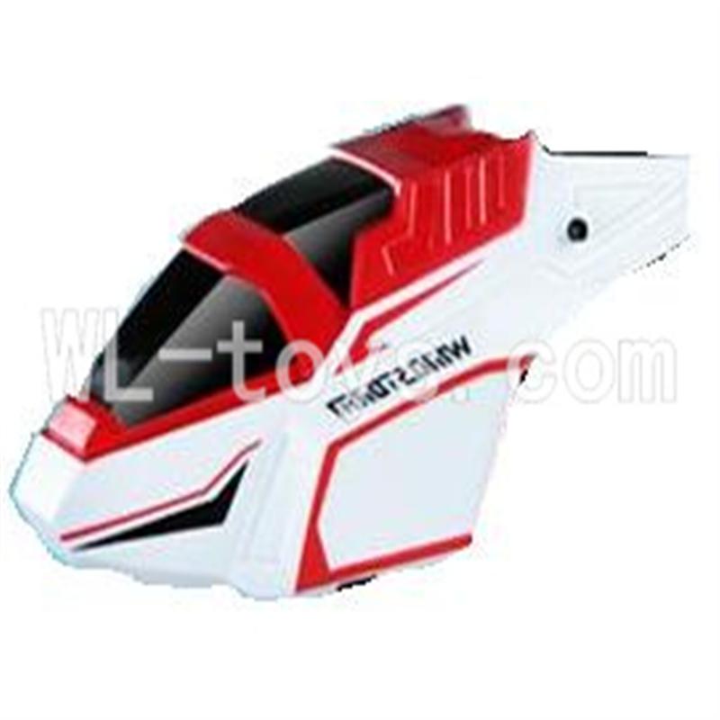Skytech M33 RC Helicopter Parts ,Skytech M33A Parts-02 Head cover,Cannopy,shell-Red