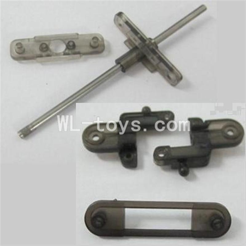 Skytech M33 RC Helicopter Parts ,Skytech M33A Parts-11 Main shaft pipe with lower main grip set & Upper main blade grip set