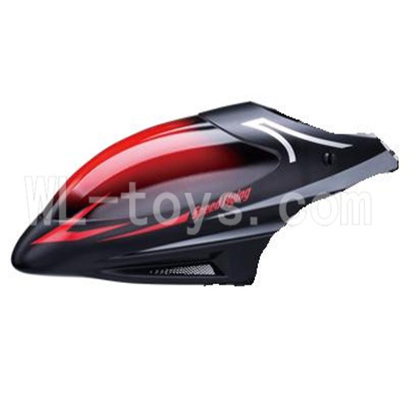 Skytech M36 RC Helicopter Parts-01 Head cover(Red & Black)