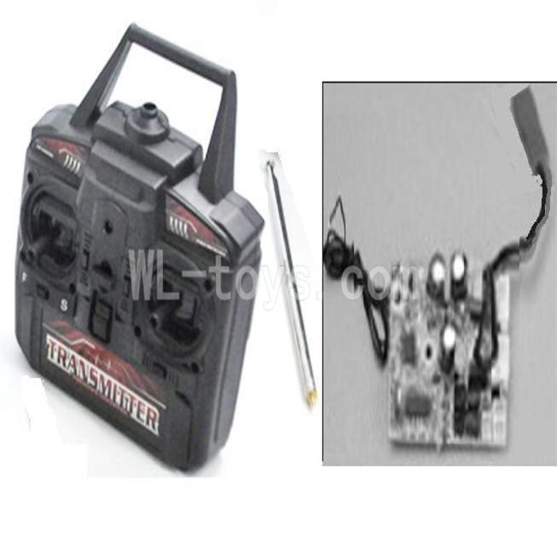 Skytech M36 RC Helicopter Parts-11 Transmitter & Antena & Circuit board
