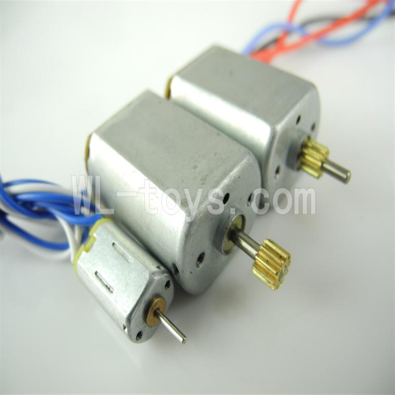 Skytech M36 RC Helicopter Parts-21 Main motor with long shaft and gear & Main motor with short shaft and gear & Tail motor
