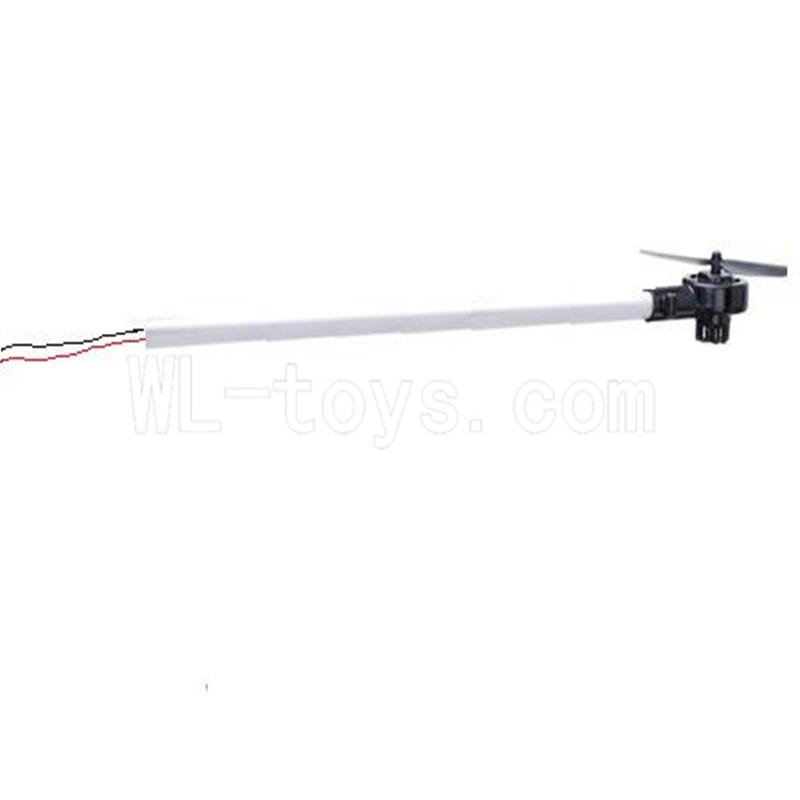 Skytech M36 RC Helicopter Parts-32 Whole tail unit B(Long tail pipe & Tail cover with tail gear and tail motor)