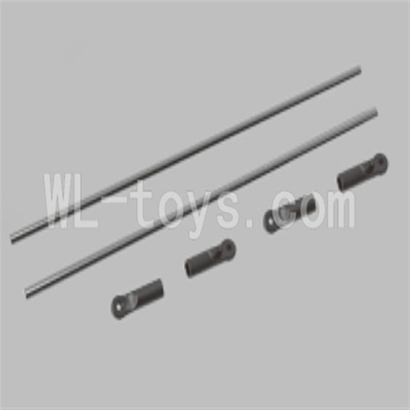 Skytech M36 RC Helicopter Parts-34 Tail support pipe With fixtures