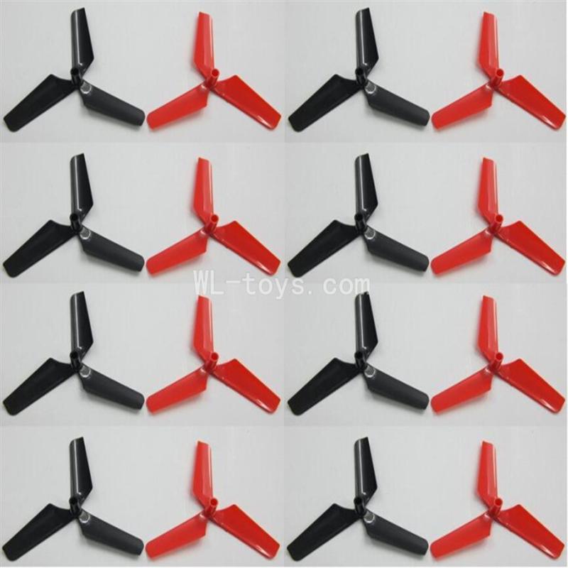 Skytech M61 M61S M61X RC Quadcopter Parts-03 Main rotor blades(16pcs-8X Black & 8X Red)