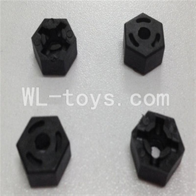 WLtoys L959 Hexagon Wheel Seat(4pcs),Wltoys L959 RC Car Parts,1/12 RC Racing car buggy spare parts