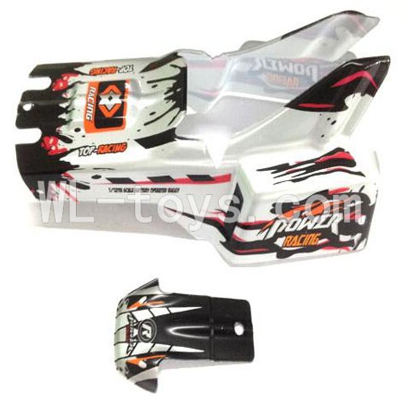 WLtoys L959 Body Shell Cover,Car Canopy,Car shell-Silver,Wltoys L959 RC Car Parts,1/12 RC Racing car buggy spare parts