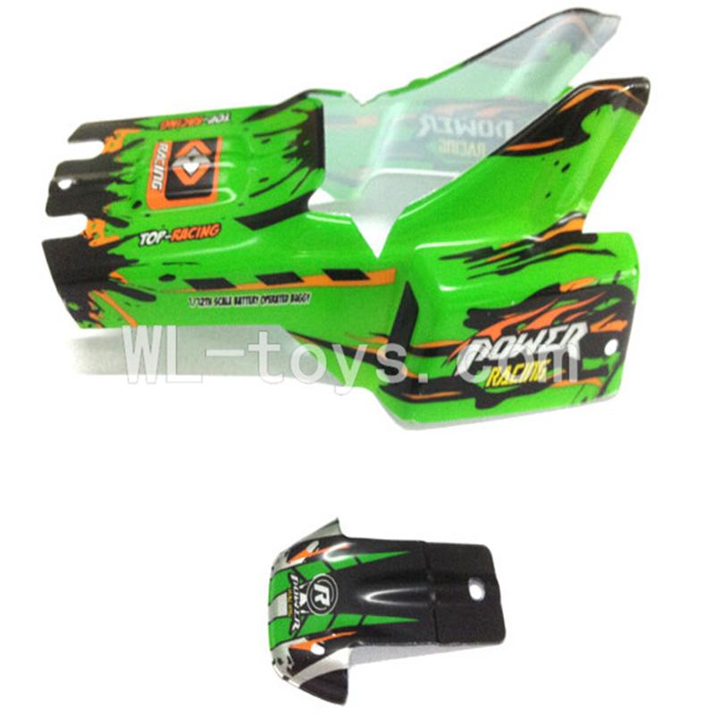 WLtoys L959 Car Canopy,Car shell-Green,Wltoys L959 RC Car Parts,1/12 RC Racing car buggy spare parts