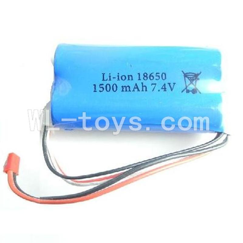 WLtoys L959 Lipo Batteries,7.4V 1500mAh Battery Packs with Red JST Plug (Be used for L959),Wltoys L959 RC Car Parts,1/12 RC Racing car buggy spare parts