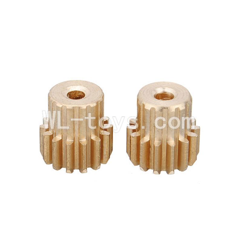WLtoys L959 Motor Gear 14T(2pcs),Wltoys L959 RC Car Parts,1/12 RC Racing car buggy spare parts
