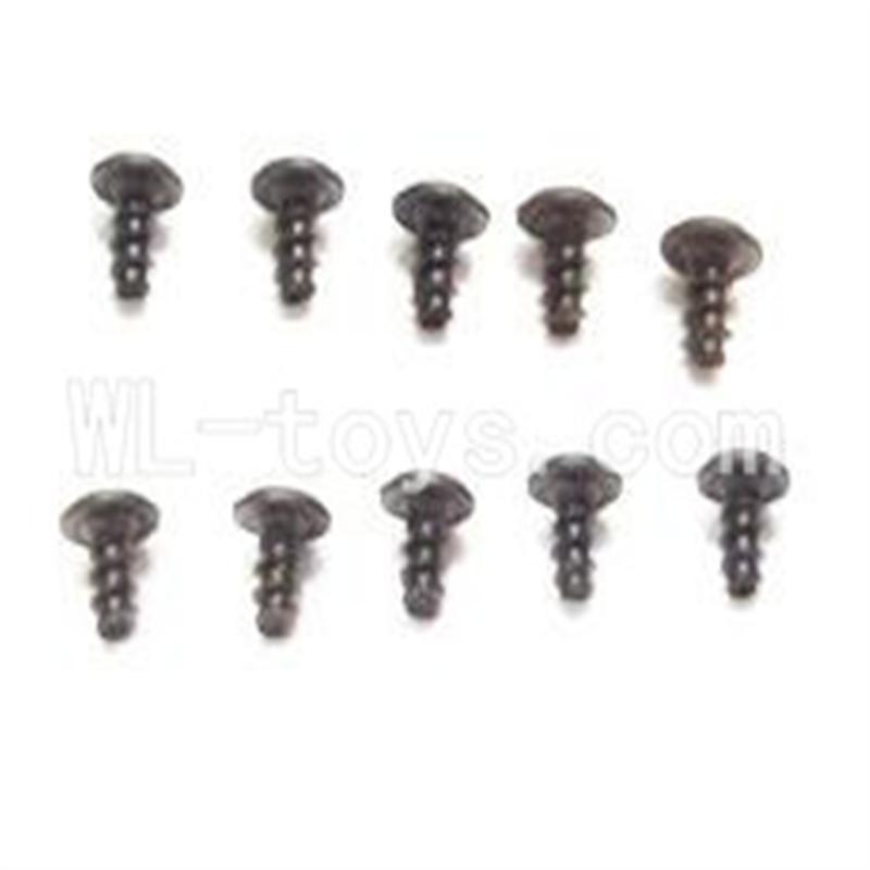 WLtoys L959 Round Head Scre PWA 2.6x4mm Screw(10pcs),Wltoys L959 RC Car Parts,1/12 RC Racing car buggy spare parts