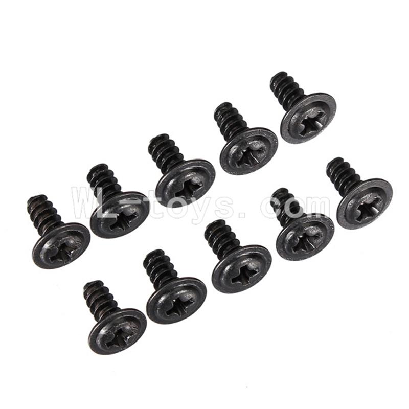 WLtoys L959 Round Head Scre PWA Screw 2.6x6mm(10pcs),Wltoys L959 RC Car Parts,1/12 RC Racing car buggy spare parts