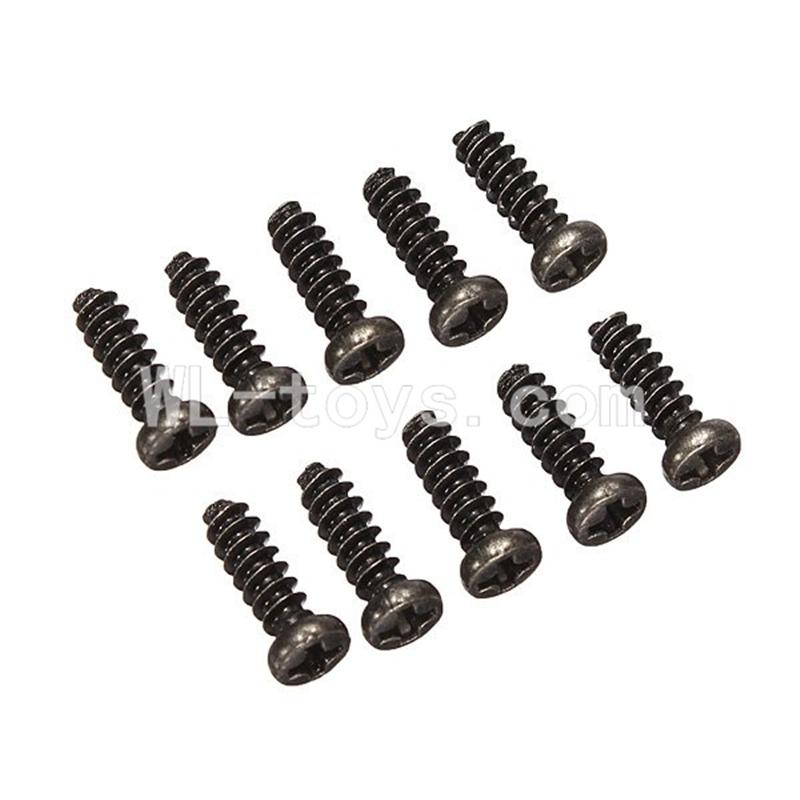 WLtoys L959 Round Head Screw 2.6x8mm(10pcs),Wltoys L959 RC Car Parts,1/12 RC Racing car buggy spare parts