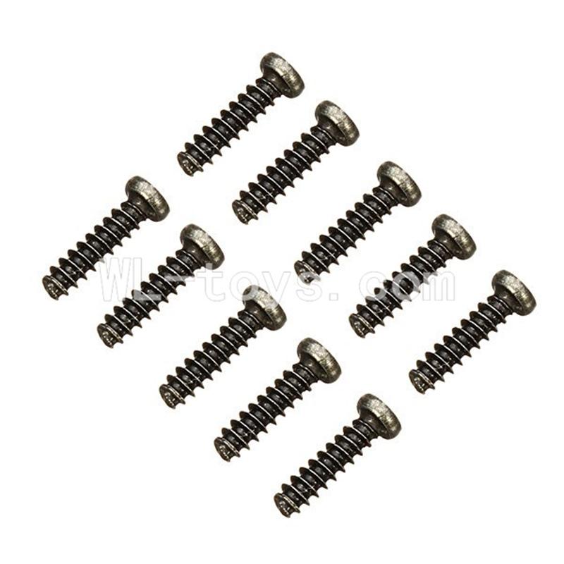 WLtoys L959 Round Head Screw Set 2.6x10mm(10PCS),Wltoys L959 RC Car Parts,1/12 RC Racing car buggy spare parts