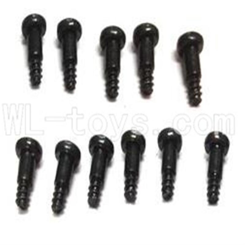 WLtoys L959 Round Head Screw PWA Screw 3x8mm(10pcs),Wltoys L959 RC Car Parts,1/12 RC Racing car buggy spare parts