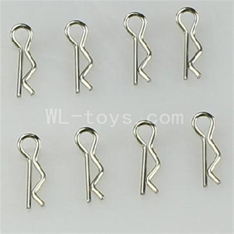 WLtoys L969 L212 R-Clips,Shell Pin(8pcs),Wltoys L969 RC Car Spare Parts,Wltoys 1/12 RC Car Parts