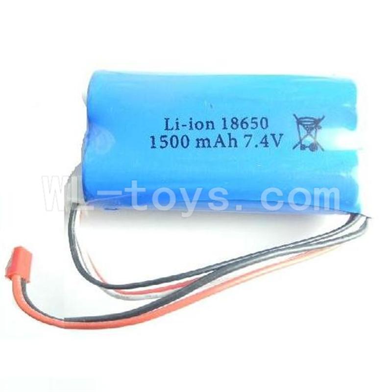 WLtoys L969 Lipo Battery Packs,1500mAh 7.4v RC Batteries Pack with Red JST Plug-(Can only be used for L959),Wltoys L969 RC Car Spare Parts,Wltoys 1/12 RC Car Parts