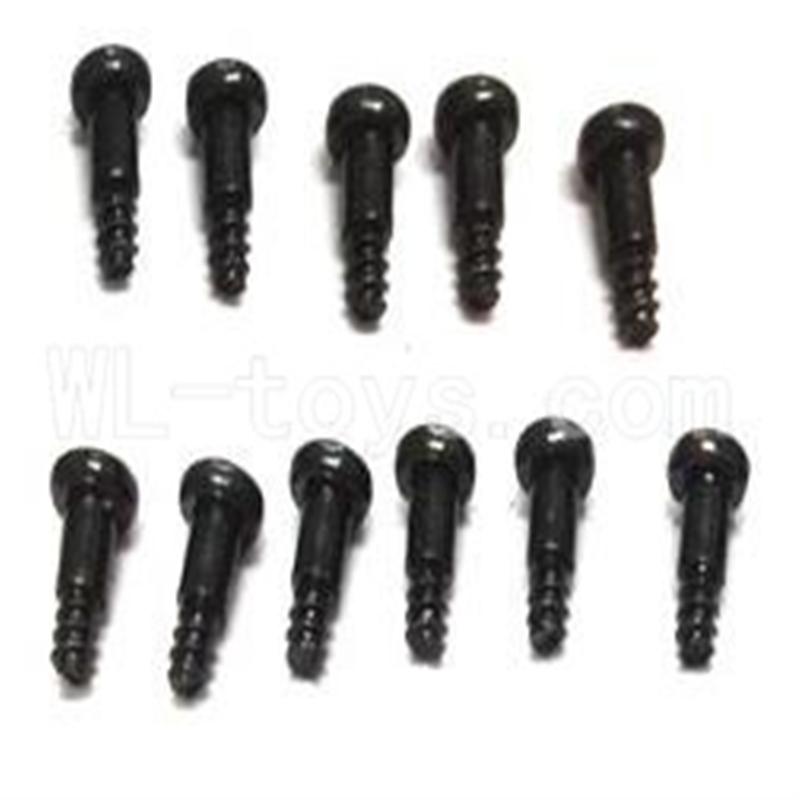 WLtoys L969 L212 Round Head Screw PWA Screw 3x8mm(10pcs),Wltoys L969 RC Car Spare Parts,Wltoys 1/12 RC Car Parts