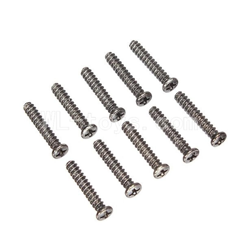 WLtoys L969 L212 Round Head Screw 2.6x14mm(10pcs),Wltoys L969 RC Car Spare Parts,Wltoys 1/12 RC Car Parts