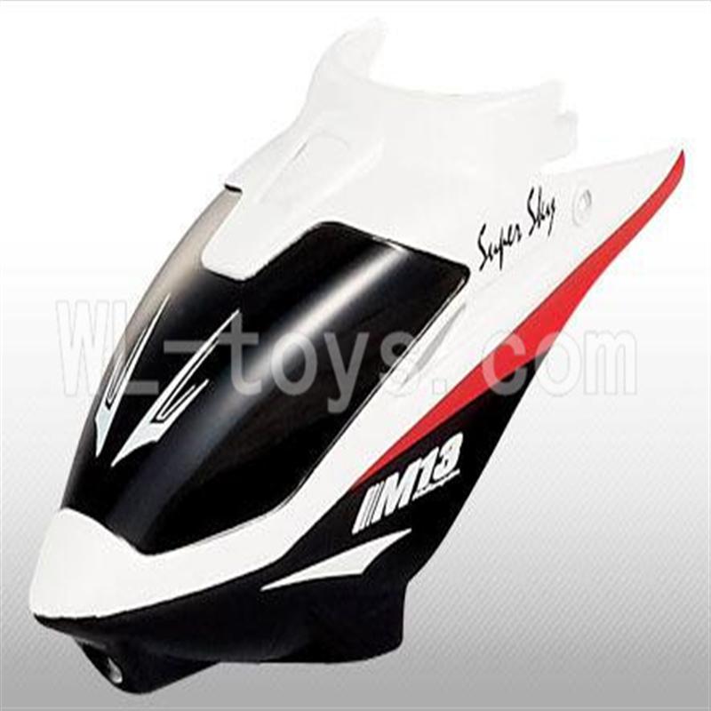 Skytech M13 RC Helicopter Parts-02 Head cover-White