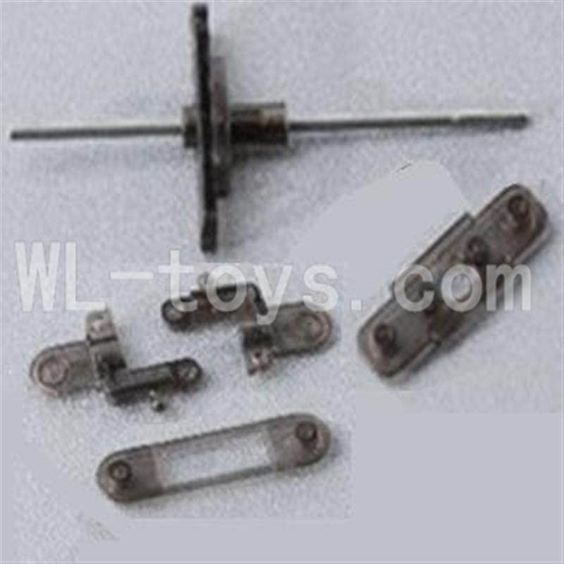 Skytech M13 RC Helicopter Parts-06 Upper Main blade grip set & Lower main blade grip set & Main hollow pipe