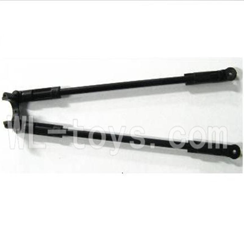 FeiLun FX052 RC Helicopter parts-06 Support pipe(2pcs) & Head for the support pipe(2pcs) & Fixrure