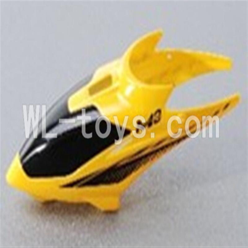 Skytech M3 M3A RC Helicopter Parts-03 Head cover-Yellow