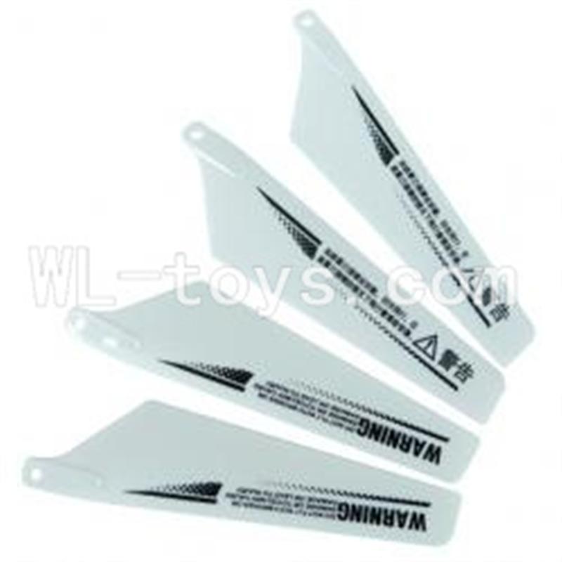 Skytech M5 M5A RC Helicopter Parts-04 Main blades(4pcs-2A+2B)-White