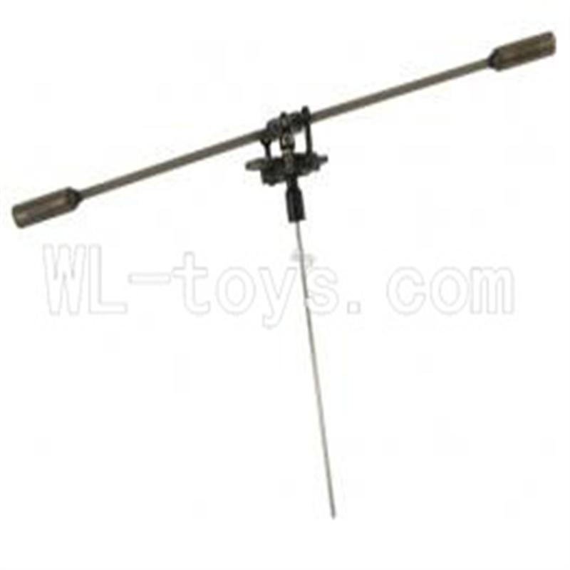 Skytech M5 M5A RC Helicopter Parts-10 Upper unit(Balance bar&Inner shaft&Connect buckle(2pcs)&Upper main grip set&Pin)