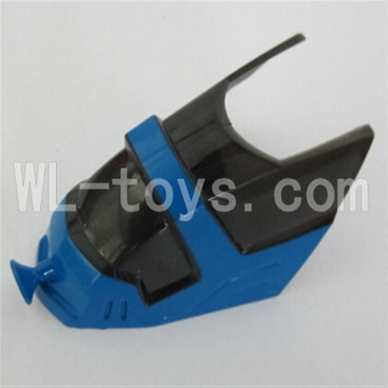 Skytech M37 RC Helicopter Parts-01 Head cover,Shell (Blue)
