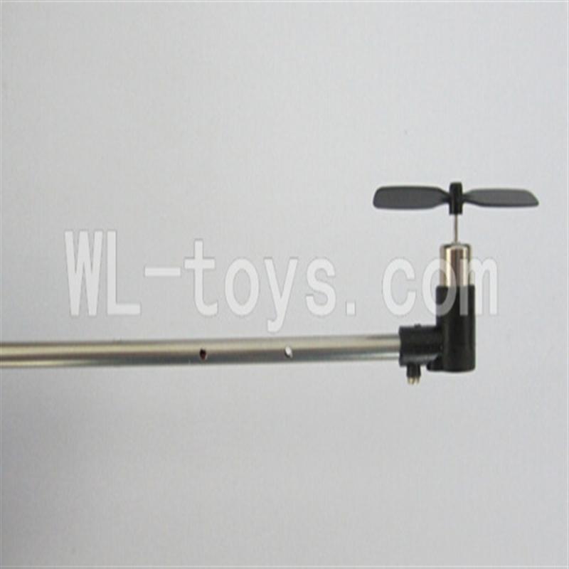 Skytech M37 RC Helicopter Parts-20 Tail unit(lng tail pipe & Tail cover & Tail motor & Tail blade)