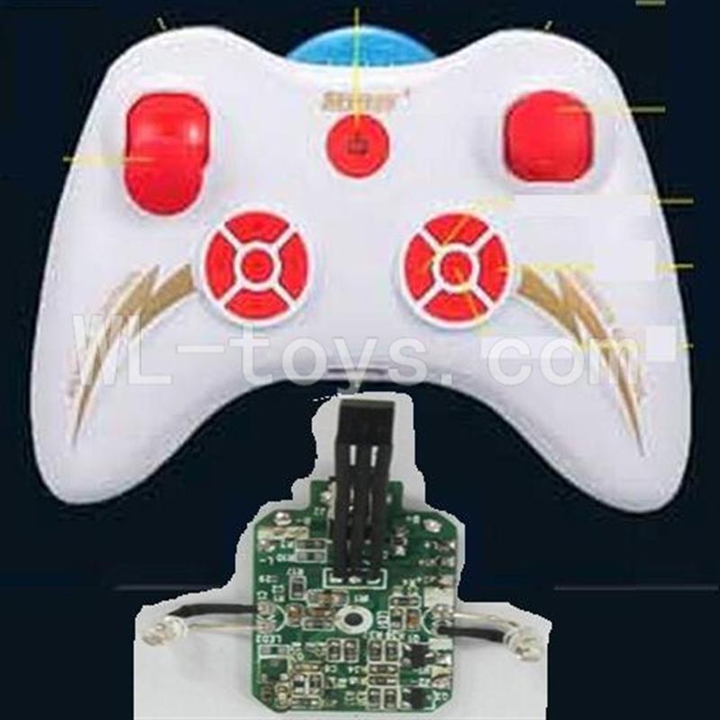 Skytech M37 RC Helicopter Parts-21 Transmitter & Circuit board