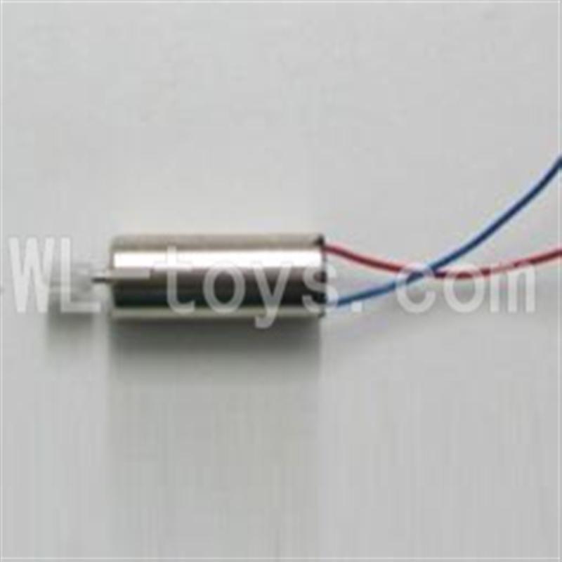 Skytech M39 RC Helicopter Parts-08 Main motor B with Long shaft and gear(blue and red wire)