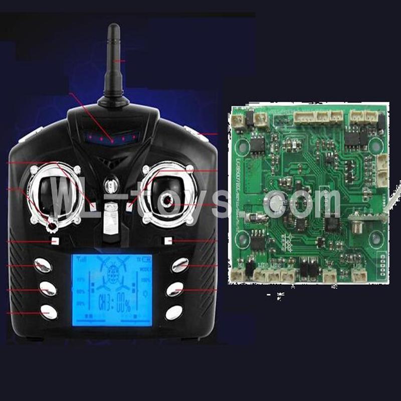 WLtoys V323 RC Quadcopter parts-08 Transmitter & Circuit board