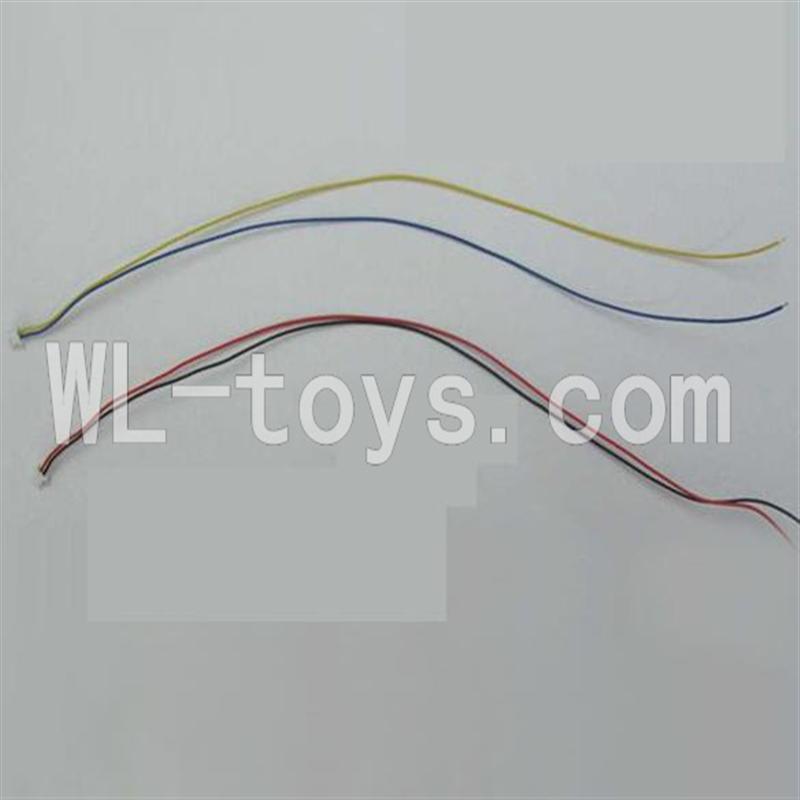 WLtoys V323 RC Quadcopter parts-27 The main motor Wire(1pcs) & The Led Light wire(1pcs)