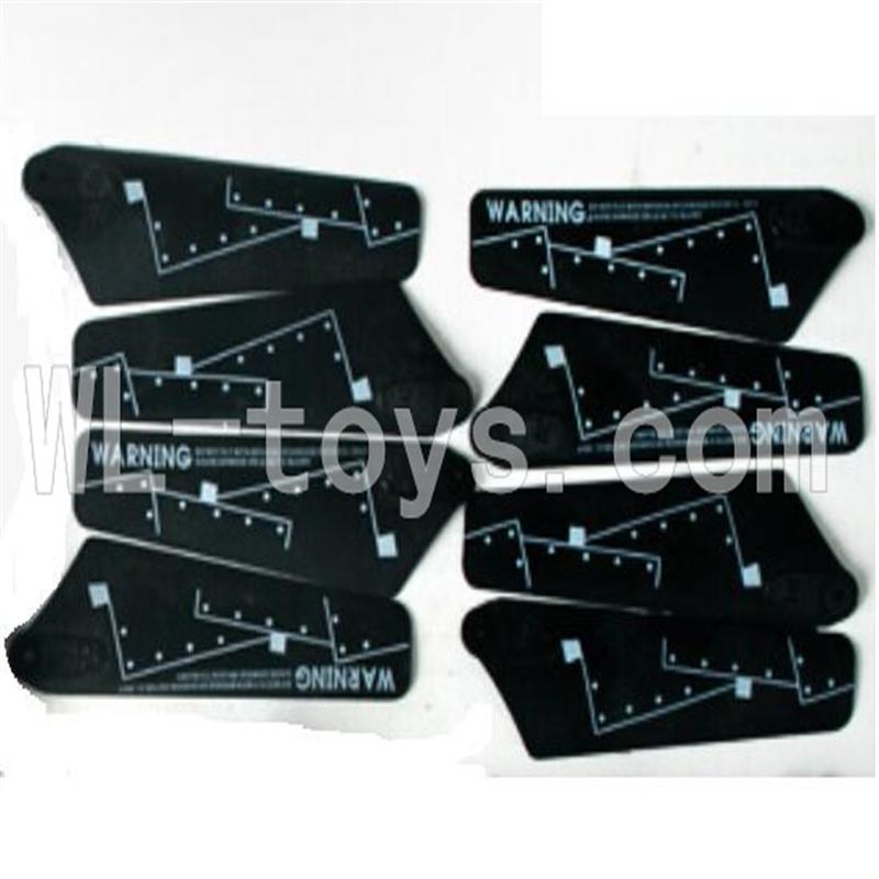 SYMA S026G RC helicopter parts-04 Main rotor blades(8pcs-4A+4B)