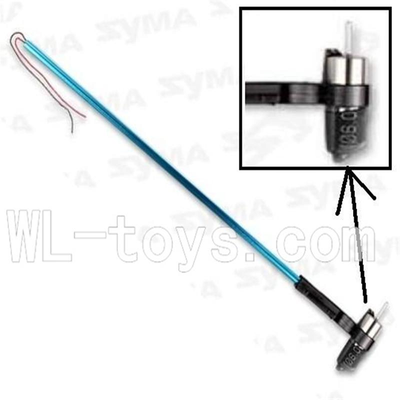 SYMA F3 RC helicopter parts-13 Long tail pipe with tail cover and tail motor