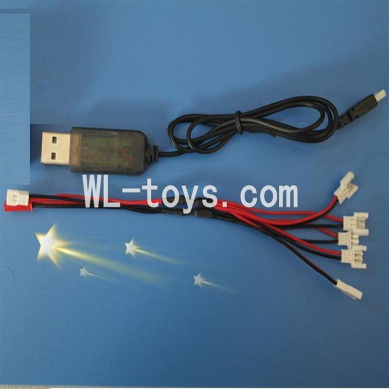 SYMA X4 RC Quadrocopter parts-23 USB & 1-to-5 Cable (Not include the 5 battery)