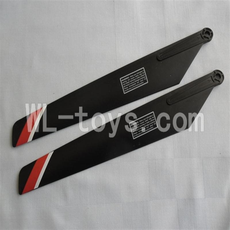 FeiLun FX067 FX067C RC Helicopter parts-04 Main rotor blades(2pcs)-Red