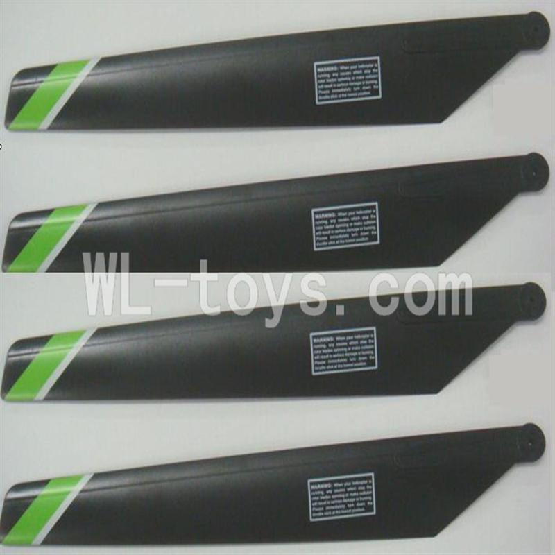 FeiLun FX067 FX067C RC Helicopter parts-08 Main rotor blades(4pcs)-Green