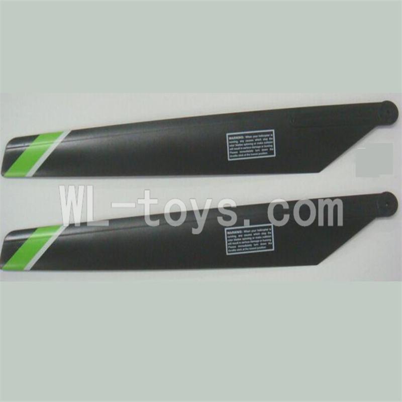 FeiLun FX067 FX067C RC Helicopter parts-09 Main rotor blades(2pcs)-Green