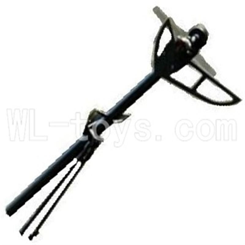 FeiLun FX067 FX067C RC Helicopter parts-26 Tail unit(Long tail pipe & Support pipe(2pcs) & Horizontal and vertical wing with fixtures & Tail cover with gear and motor)