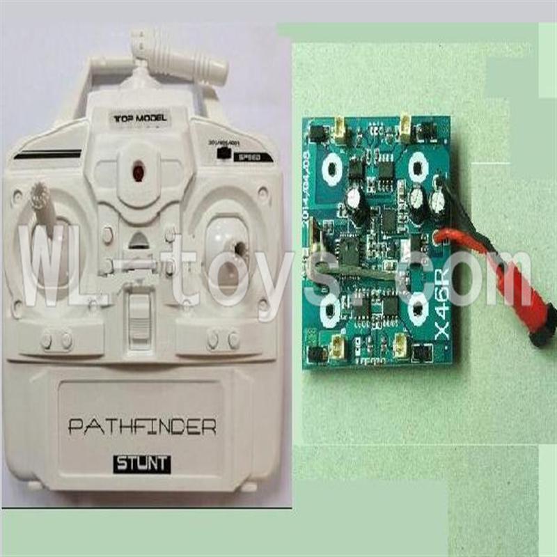 XinXun X46, X46V RC Quadcopter parts-03 Transmitter & Circuit board