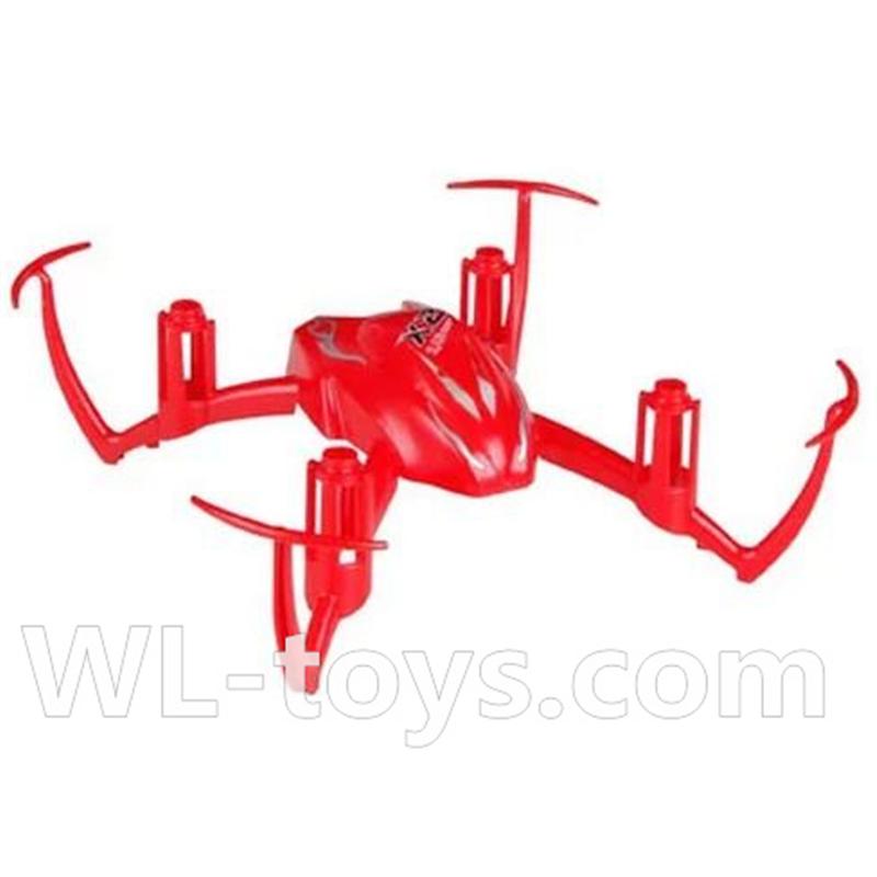 SYMA X2 X2A RC Quadrocopter parts-02 Upper main body frame-Red