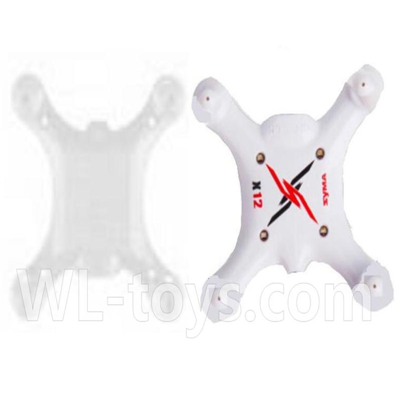 SYMA X12 RC Quadrocopter parts-01 Bottom frame & Upper shell cover-White