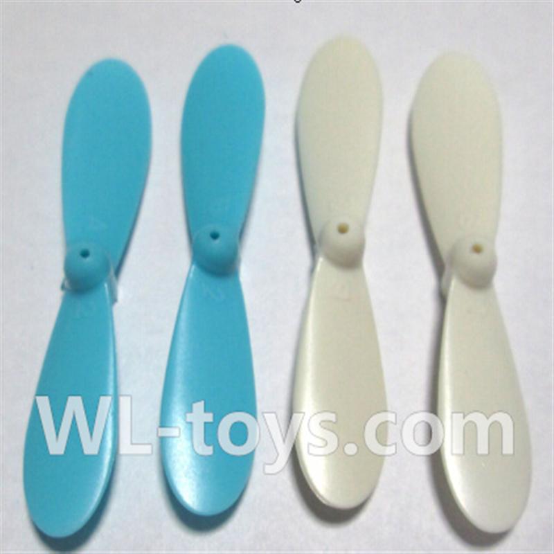 UDI U939 RC Quadcopter parts-07 Main rotor blades(4pcs-2X Blue & 2X White)