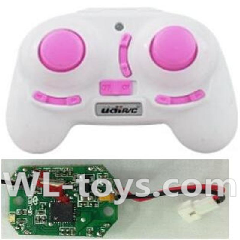 UDI U939 RC Quadcopter parts-11 Transmitter-Pink & Circuit board
