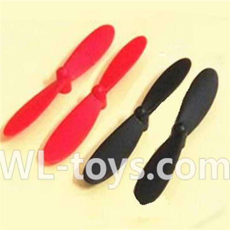 UDI U941 RC Quadcopter parts-13 Main rotor blades(4pcs-2X Red & 2X Black)