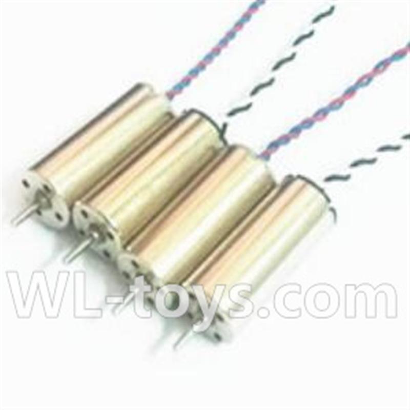 UDI U941 RC Quadcopter parts-18 Reversing-rotating Motor with Black and white wire(2pcs) & rotating Motor with red and Blue wire(2pcs)