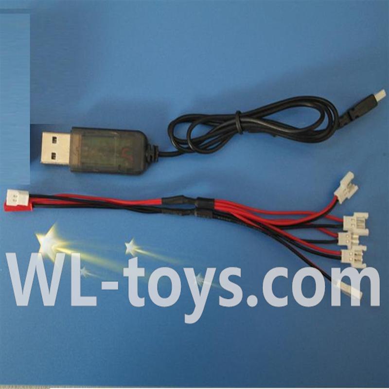 UDI U941 RC Quadcopter parts-36 USB & 1-to-5 Cable (Not include the 5 battery)