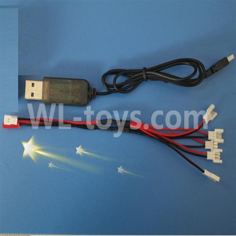 NiHui U107 U207 RC Quadrocopter Parts-23 USB & 1-to-5 Cable (Not include the 5 battery)